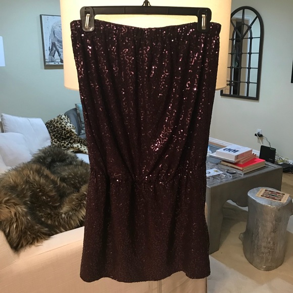 Strapless sequin party dress - Picture 1 of 2